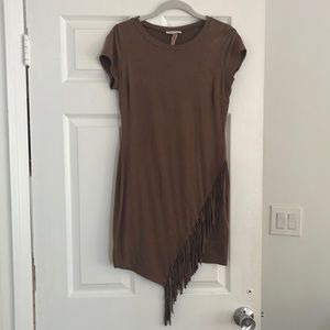 Brown fringed dress